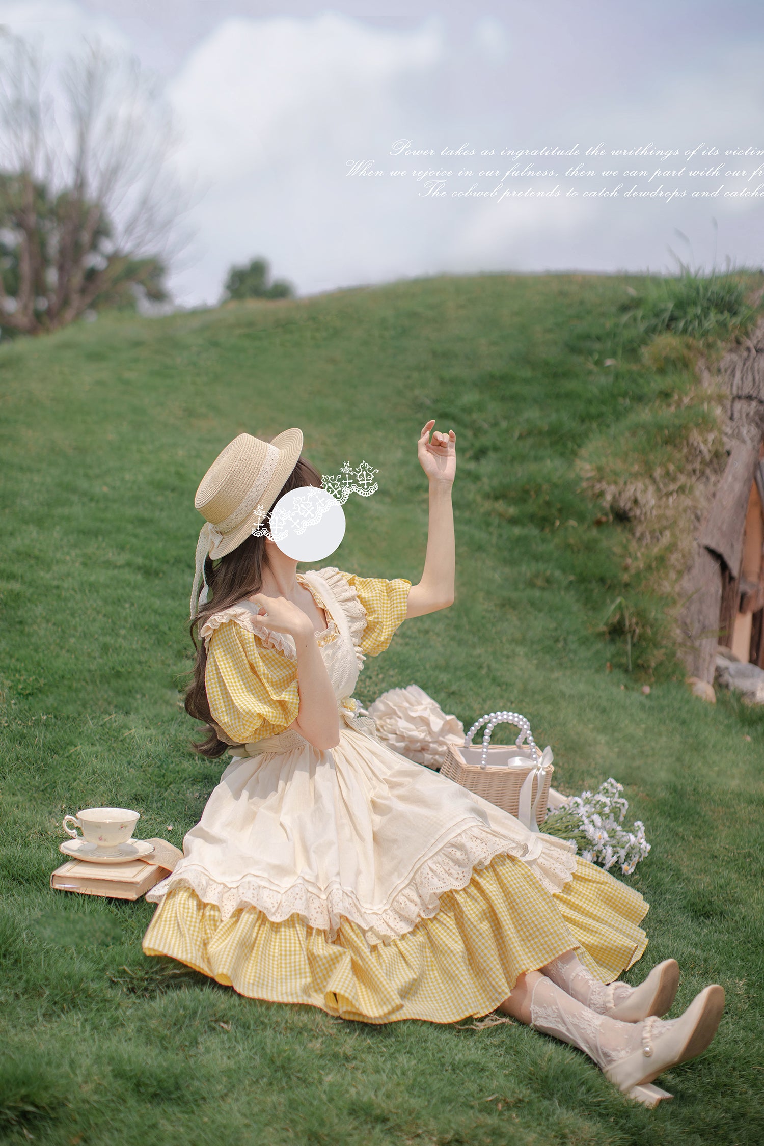 Belle エプロン付きワンピースセット【胡桃木JK】 – Epetice