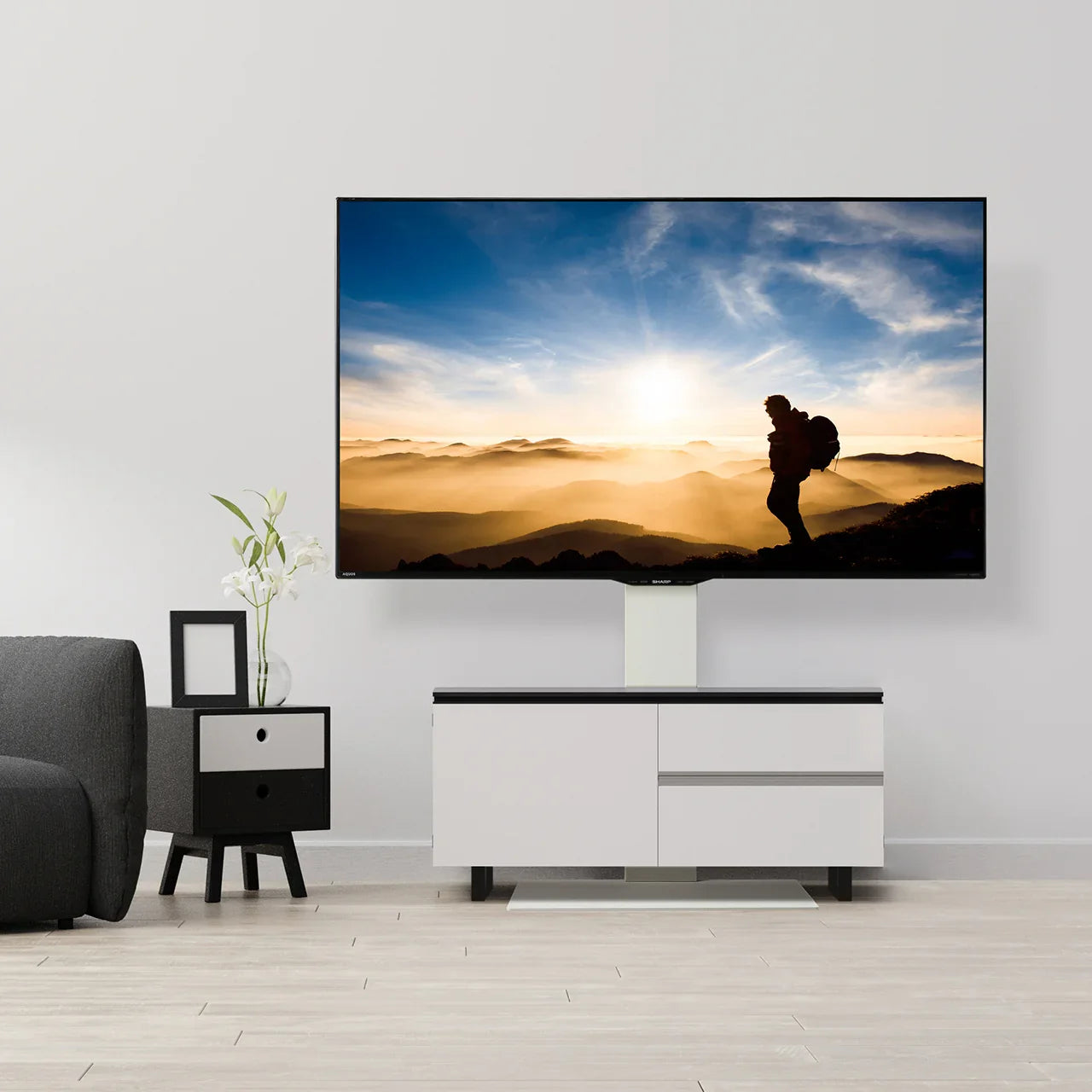 WALL INTERIOR TV STAND 3点セット 45-65インチ対応 WALL INTERIOR