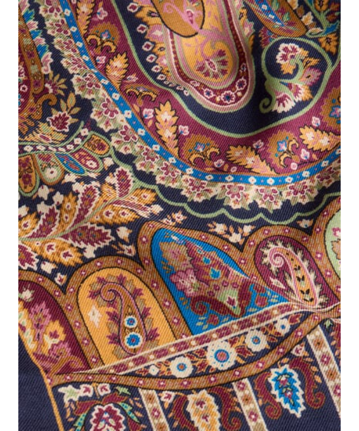 ETRO/エトロ_Women通販 | プリント柄ウール&シルクスカーフ【送料無料