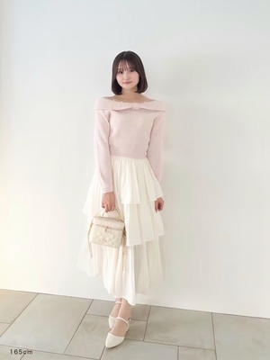 プリーツレイヤードスカート｜evelyn（エブリン）公式通販サイト