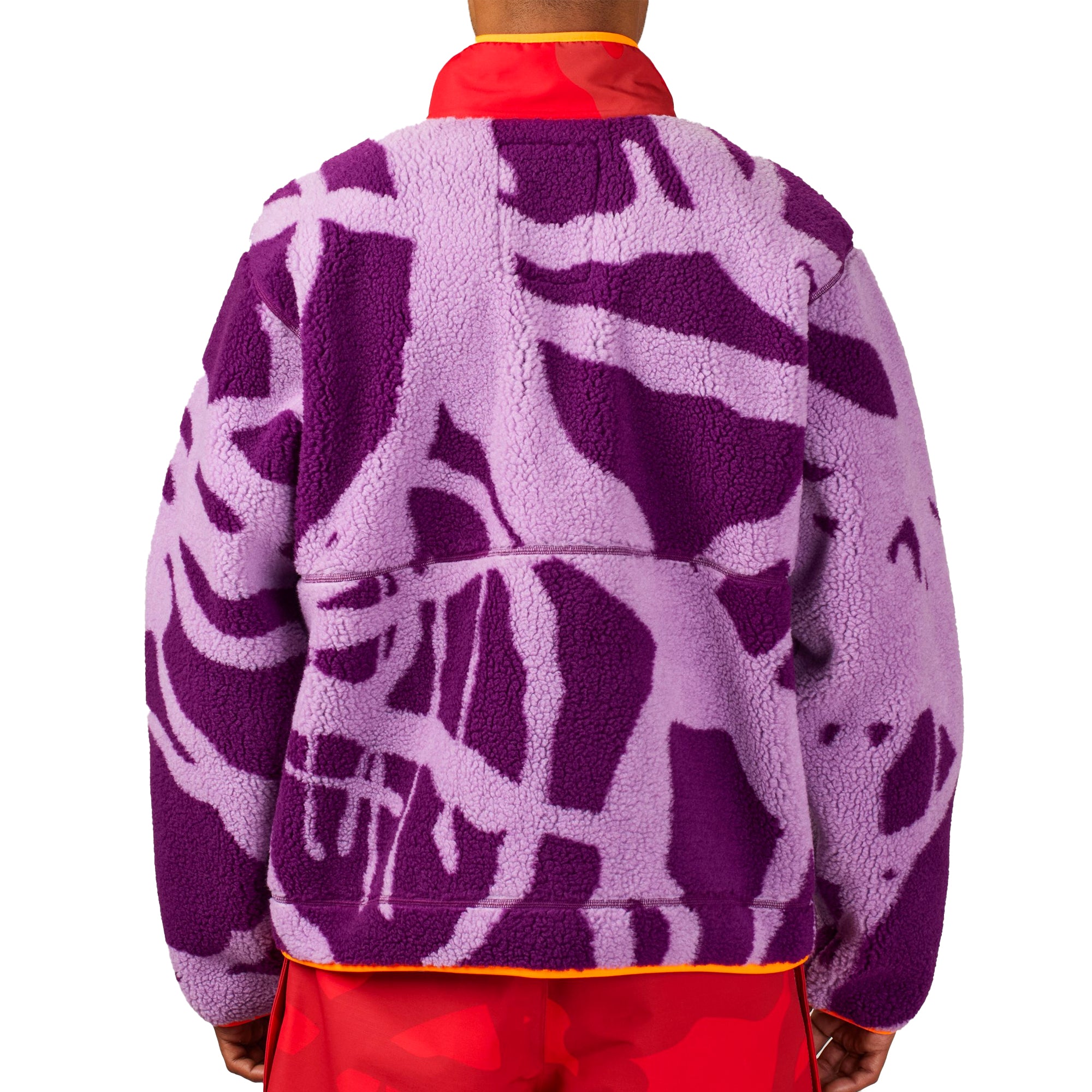 The North Face XX Kaws Freeride Fleece Jacket 'Purple Dragline