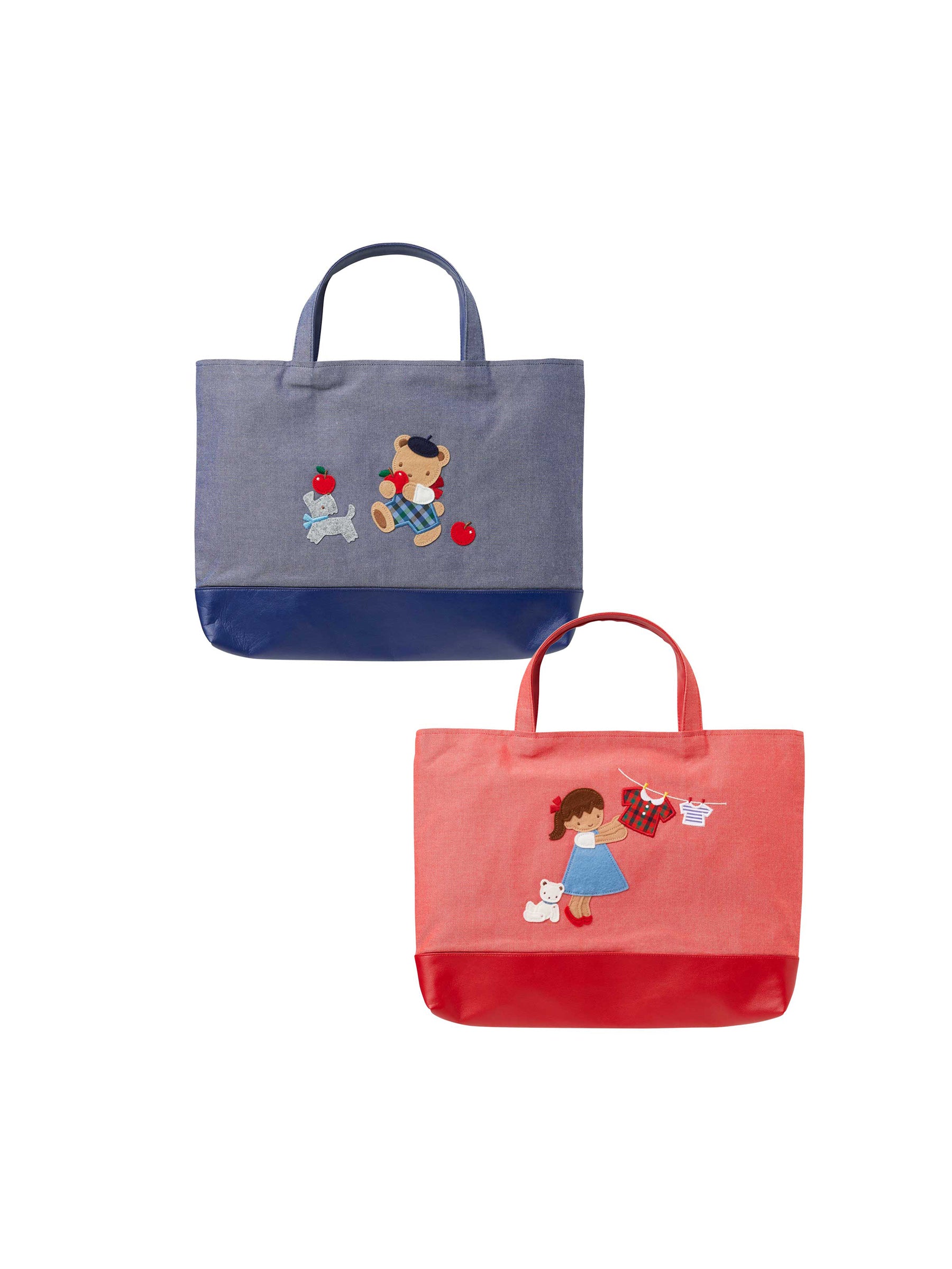 ファミリア デニム ポー ファミリア×ビームス ジャパン、2023年干支「卯」デニムバッグ/ポーチ