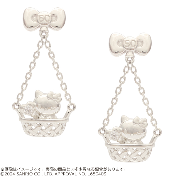 FaNeMa / Anniversary-Ear キティ(ピアス・シルバー)