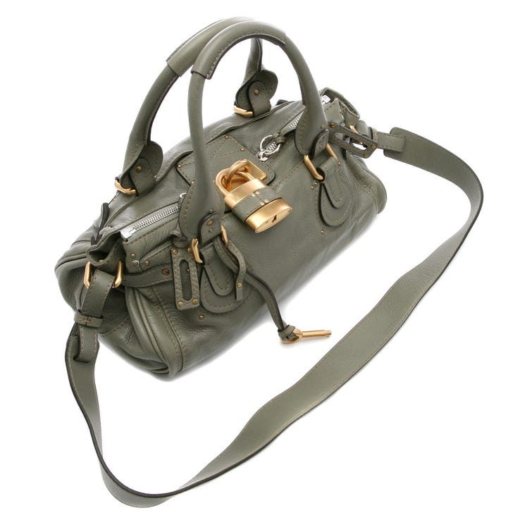 レンタル] レディース クロエ パディントン CALF 2wayハンドバッグ 鍵