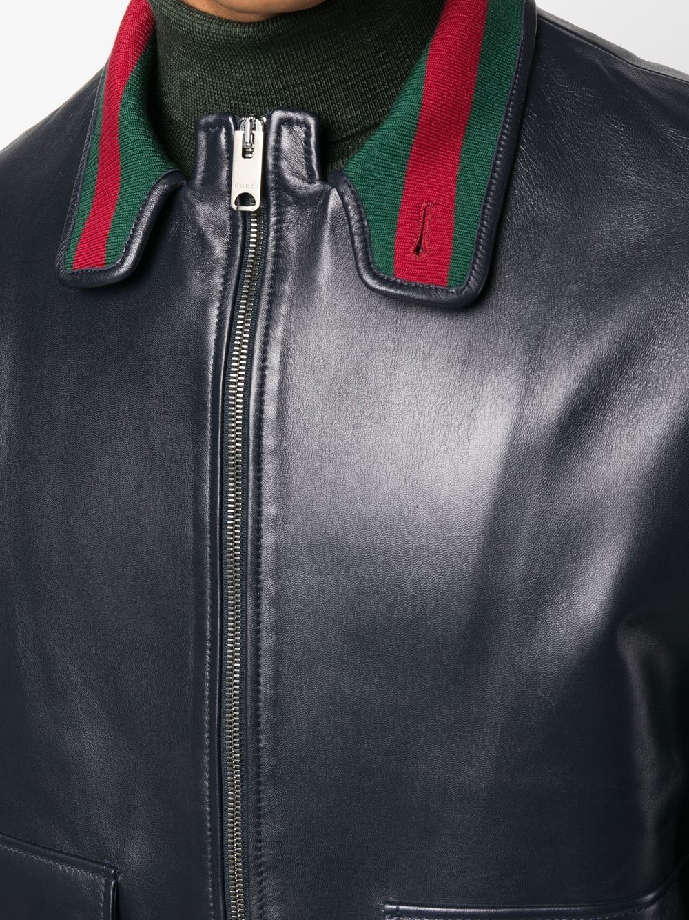 GUCCI Leather bomber jacket | FASHION CLINIC