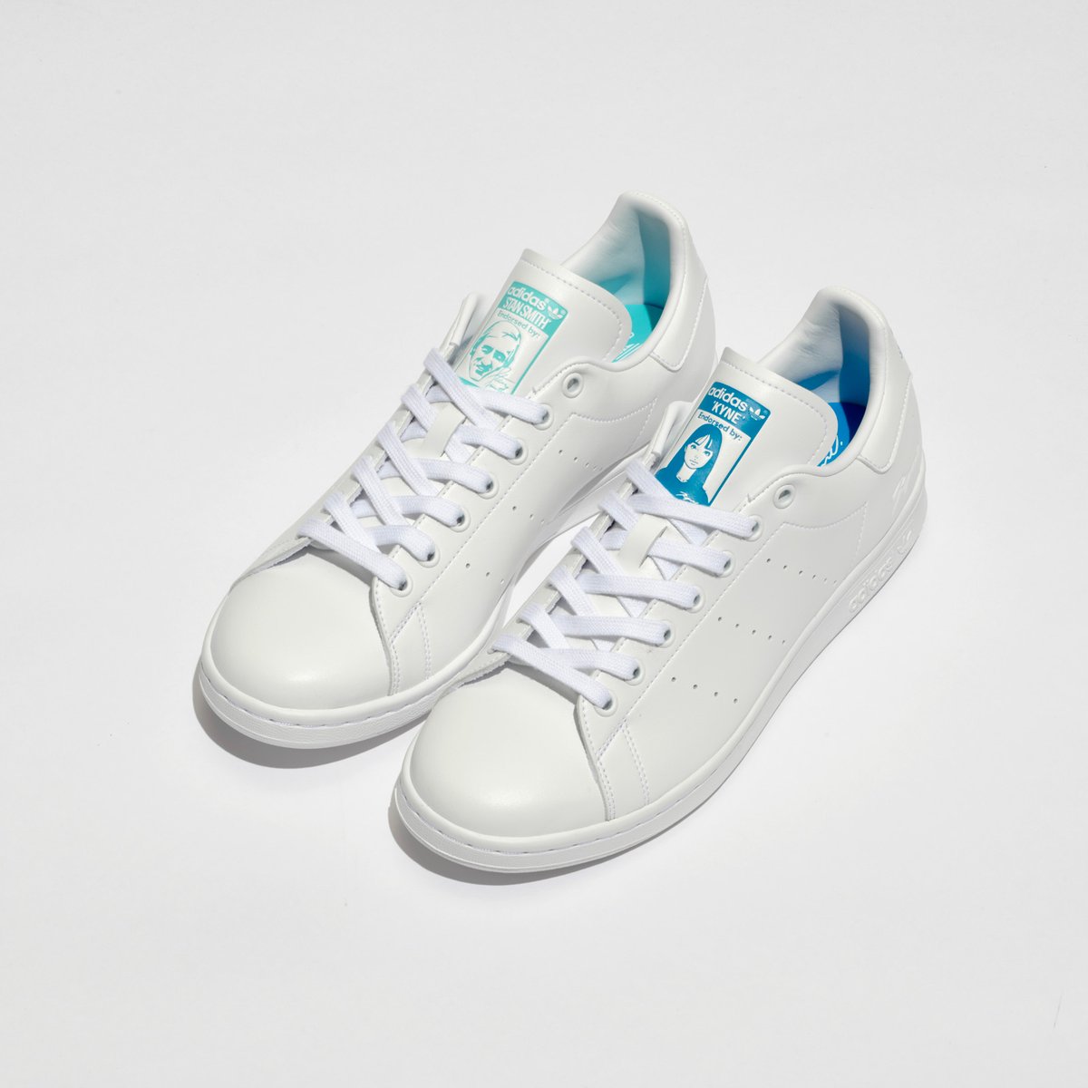 アディダスがアーティストKYNEと初コラボ、スタンスミスとTシャツ発売