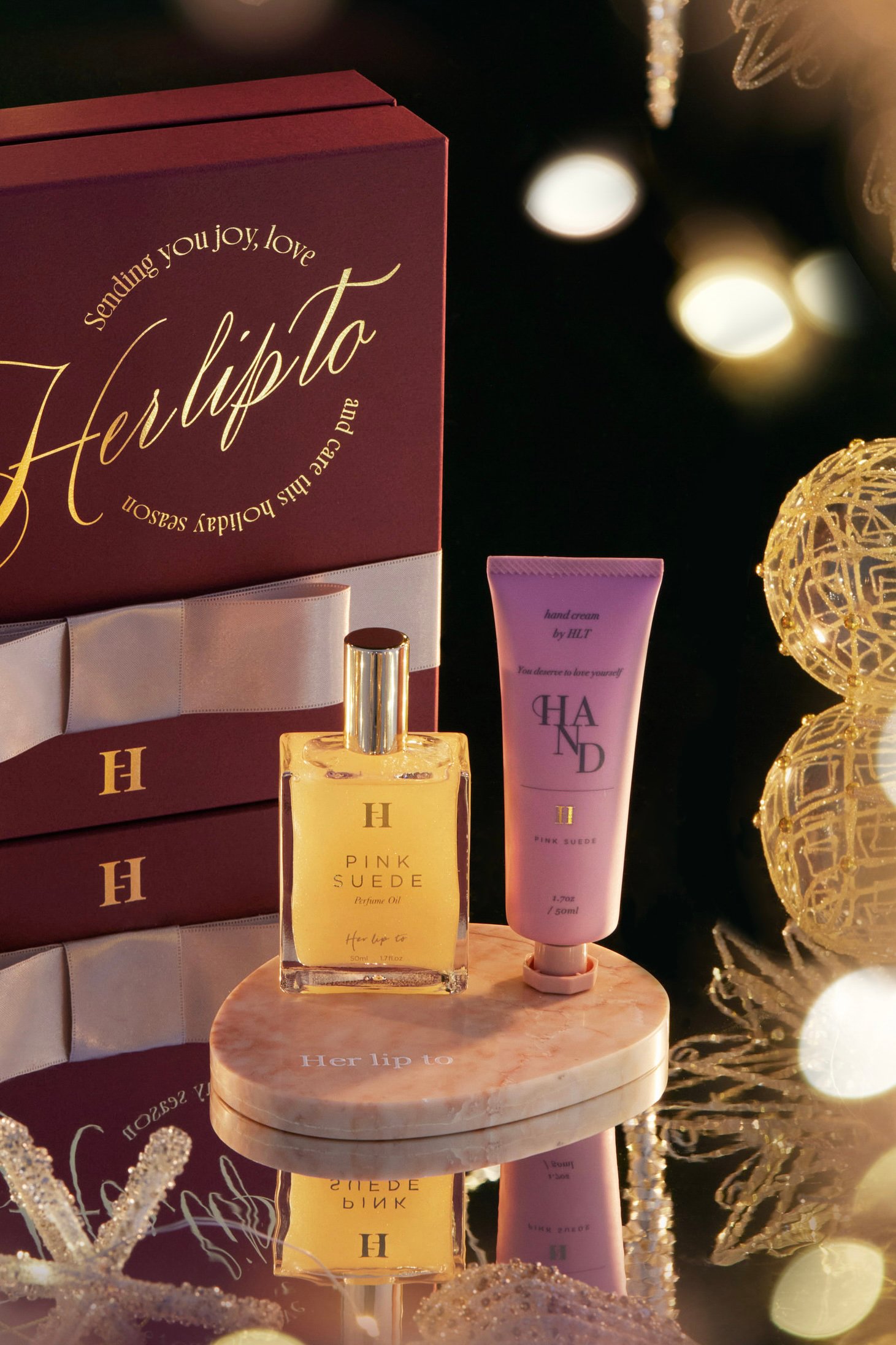 2024年クリスマスコフレ】ハーリップトゥ ビューティ：ローズカラーの