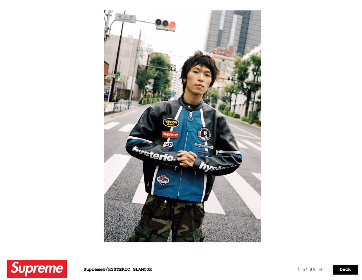 シュプリーム × ヒステリックグラマー レザージャケットやバッグなど18