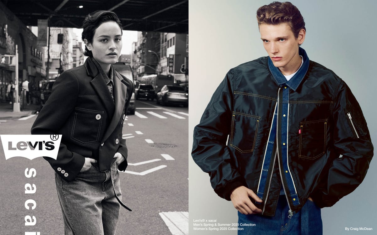 リーバイス × サカイの発売日決定、「ファースト」をドッキングした