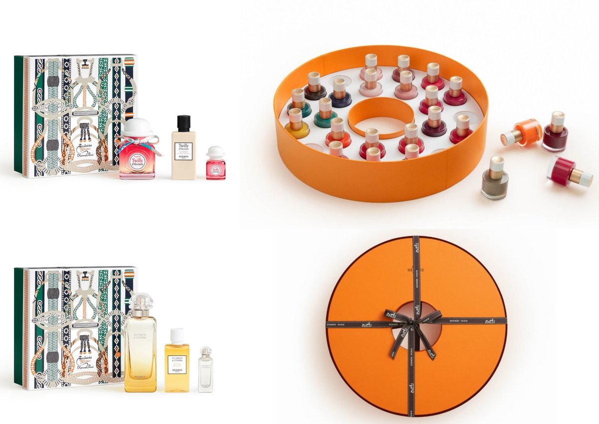 2023年クリスマスコフレ】エルメス：ネイルエナメルの24本セットと特別