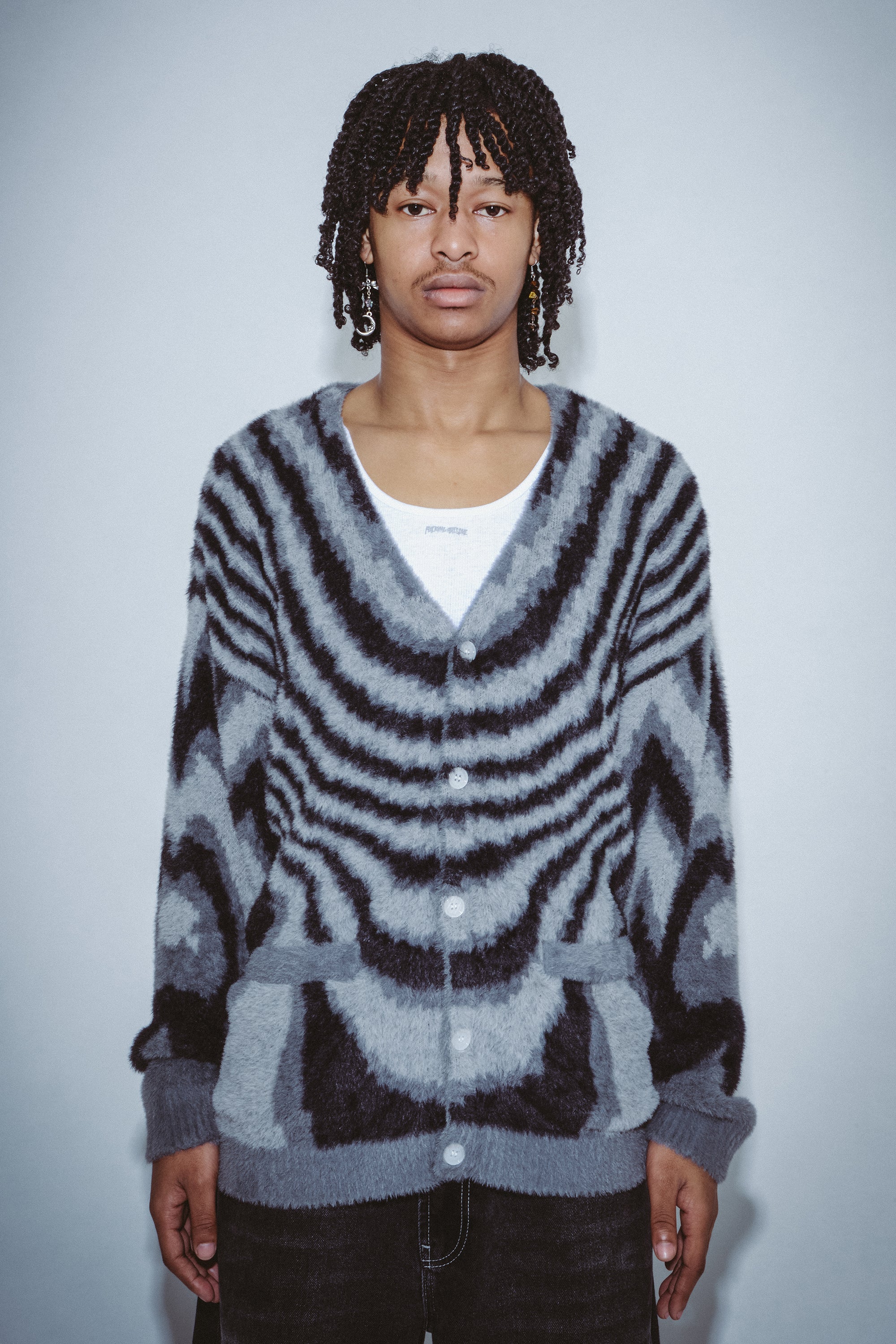 Acid Hairy Cardigan – Fucking Awesome