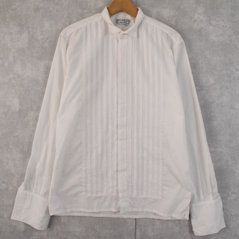 90s 90年代 イヴサンローラン 白 ホワイト 長袖 フランス製