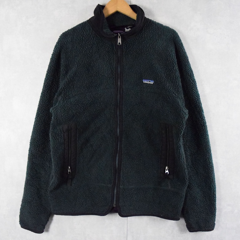 90年代 90s パタゴニア 緑 グリーン アウトドア フリースジャケット