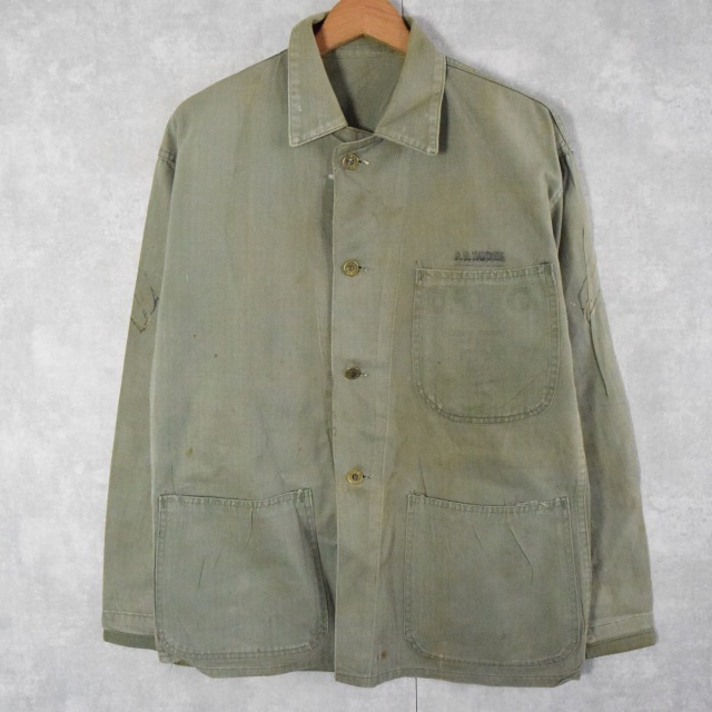 40s 40年代 ヘリンボーンツイル 海軍 米軍 | ビンテージ古着屋Feeet