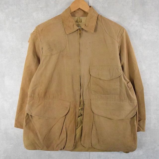 40年代 40s アメリカンフィールド ポプリン ベージュ キャメル