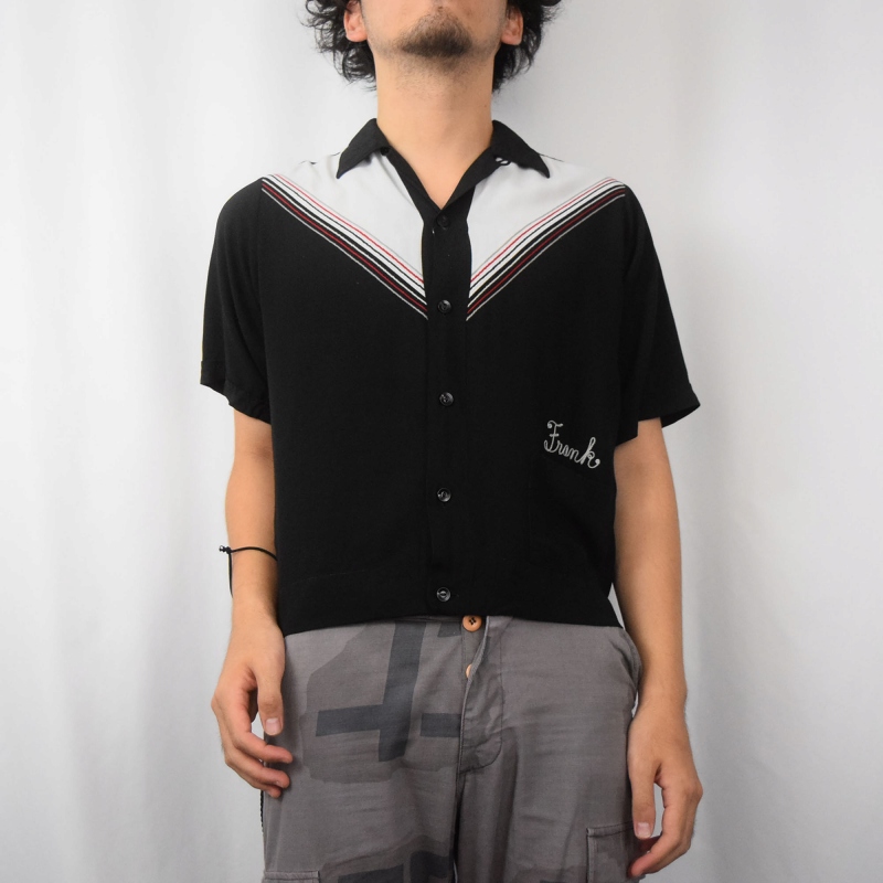 60s 60年代 キングルイ ホリデイ オープンカラーシャツ 開襟