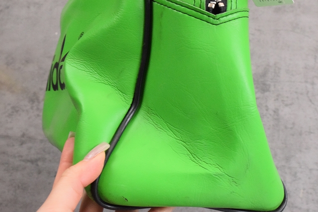 70年代 70s アディダス フランス製 スポーツ 緑 グリーン かばん