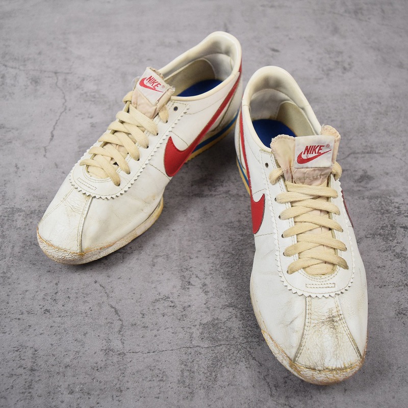 80s 80年代 ナイキ アメリカ製 レザーコルテッツ 赤 白 レッド