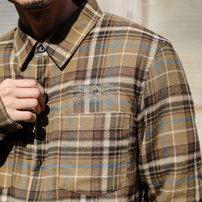 ANTIHERO / BASIC EAGLE FLANNEL JACKET (MULTI COLOR) – Feelin'
