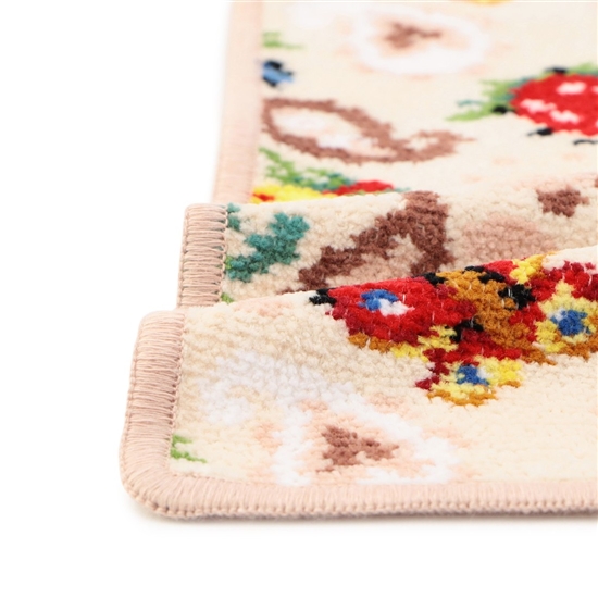 ハイジペイズリー ハンカチ（WEB限定）(ベージュ×ベージュ): FEILER