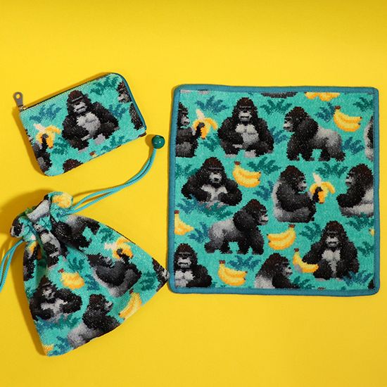 ウッホッホゴリラ L字ポーチ L/UHGー243017(ミディアムグリーン