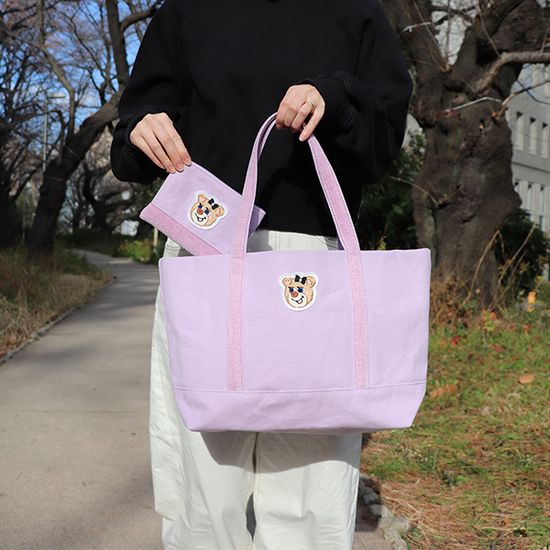 オールドテディガール ワッペントートバッグ L/OTG-243041(ペール