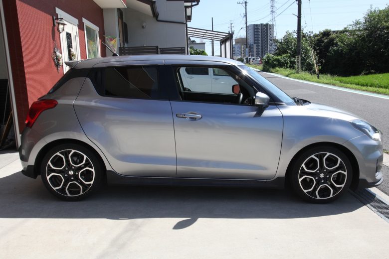 スイフト ZC33S SWKダウンサス取り付けと四輪アライメント調整 - カー