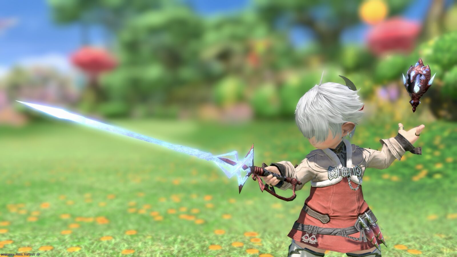 アリゼーの細剣の色違い・クリスタルの赤魔道士武器『ヘイルストーム