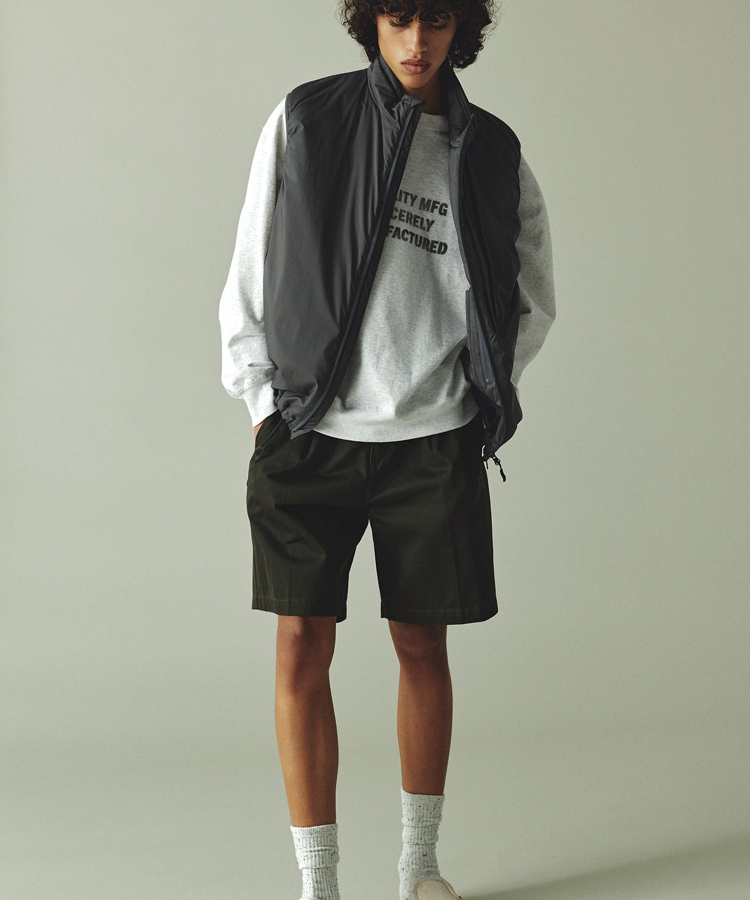 PRIMALOFT INSULATED VEST (Black) | プリマロフト中綿ナイロンベスト