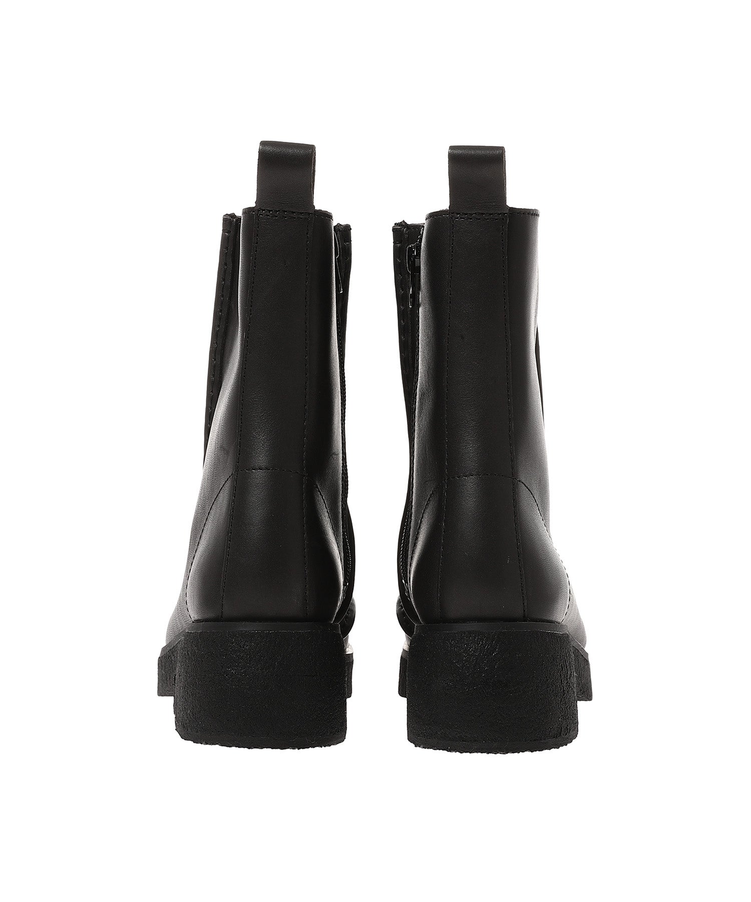 Effery Zip Black Leather - Clarks (クラークス) - shoes (シューズ