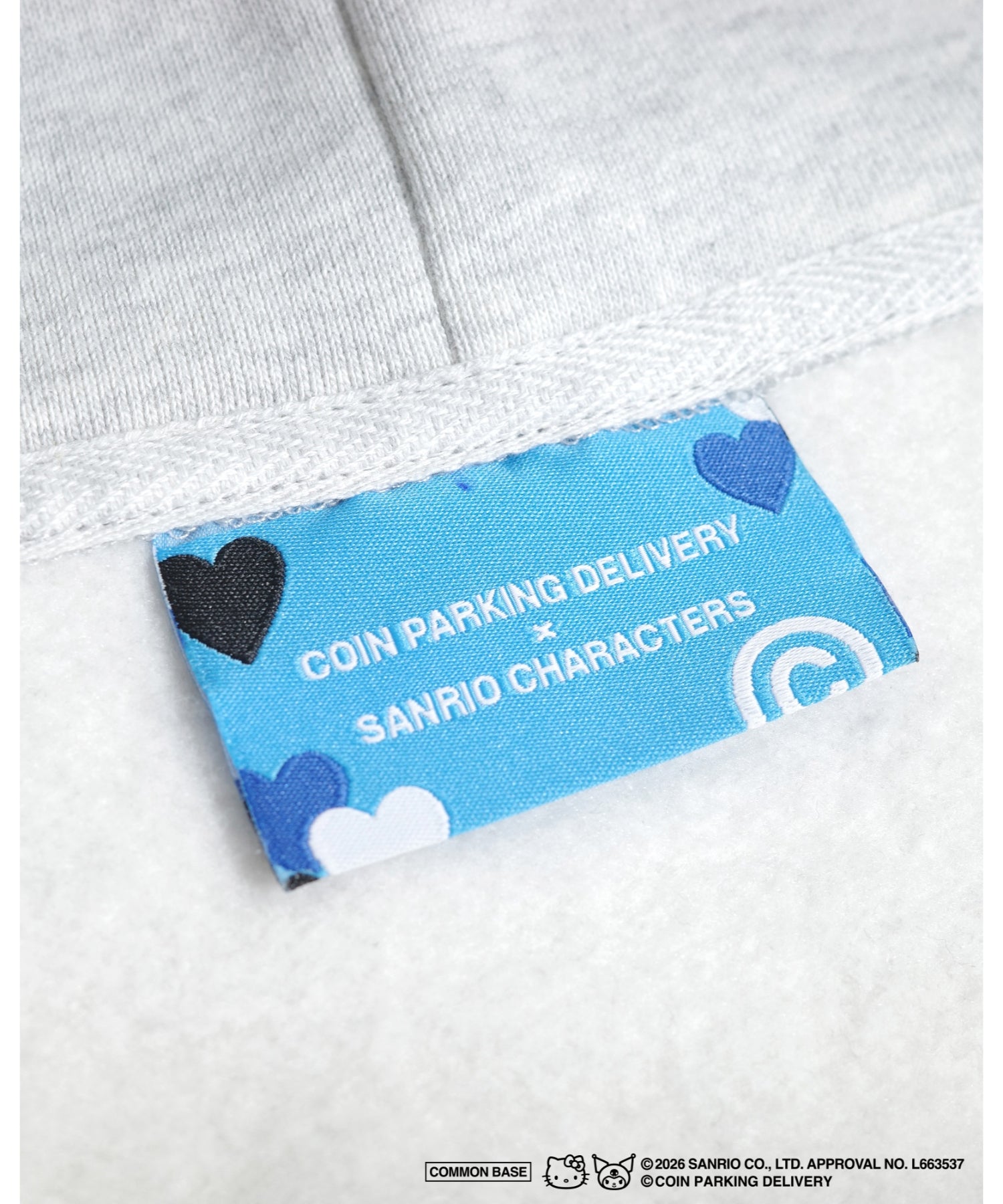 ZIP SWEAT HOODIE - COIN PARKING DELIVERY (コインパーキング