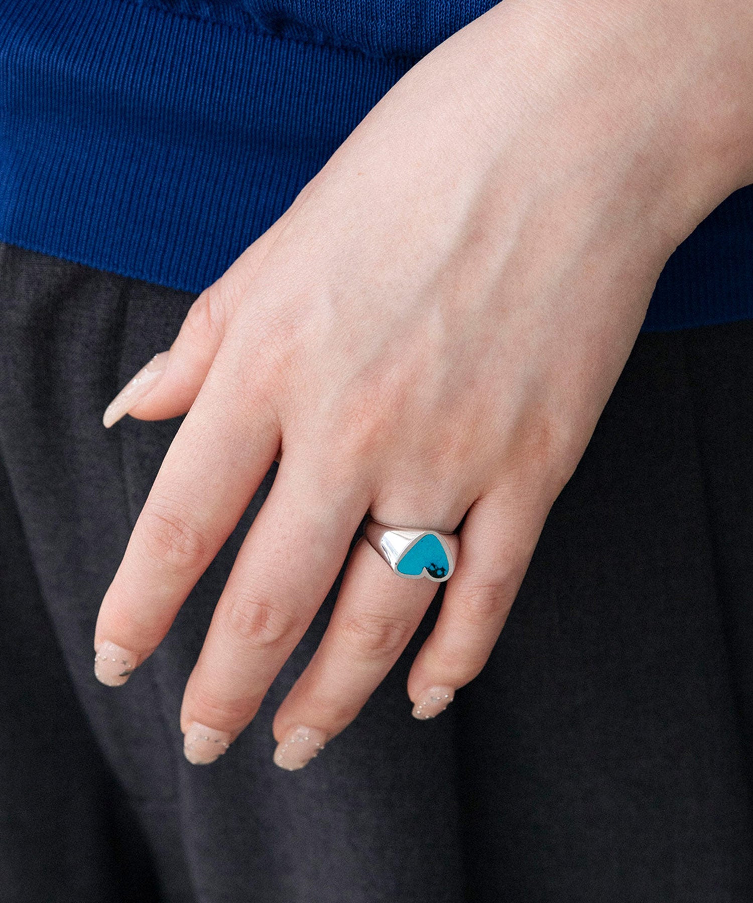 HEART STONE RING SV - Preek (プリーク) - accessory (アクセサリー