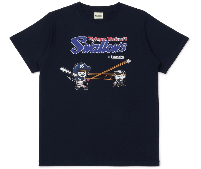 LAUNDRY×ヤクルトスワローズコラボTシャツリメイク