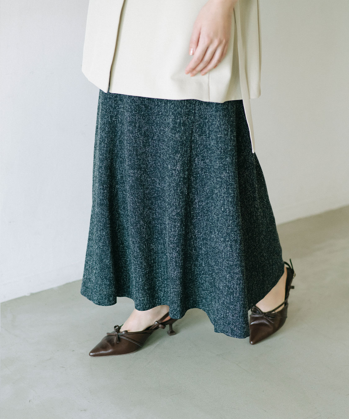 ラインデザインツィードマーメイドスカート｜PETAL ONLINE（ペタル