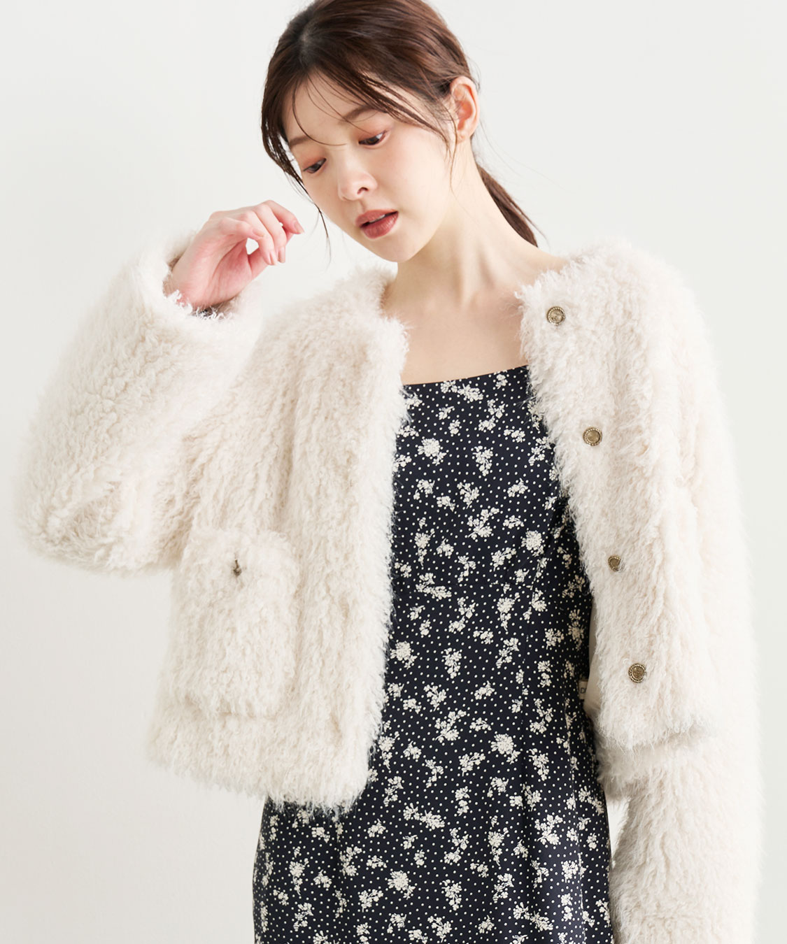 カーリーファージャケット｜PETAL ONLINE（ペタルオンライン）