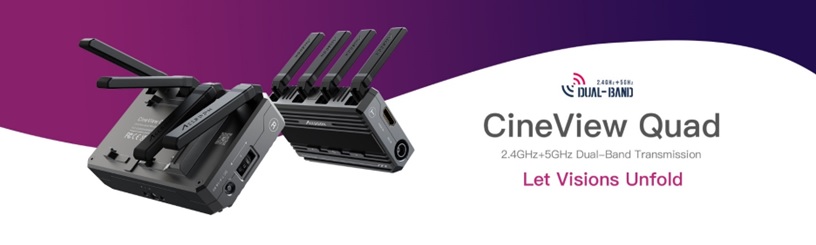 創業祭2026】Accsoon WIT04-QS 高品質映像&音声ワイヤレス伝送システム