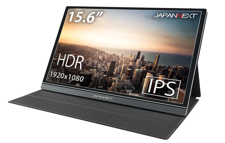 JAPANNEXTが15.6型フルHD Type-C モバイルディスプレイHDR対応IPS