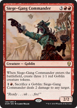 包囲攻撃の司令官/Siege-Gang Commander》[M10] 赤R | 日本最大級 MTG