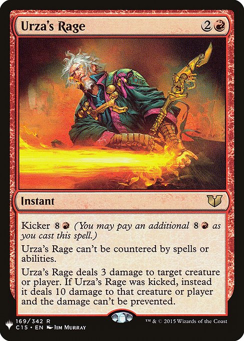 ウルザの激怒/Urza's Rage》[C15] 赤R | 日本最大級 MTG通販サイト