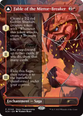 Foil】(141)《鏡割りの寓話/Fable of the Mirror-Breaker》/《キキジキ