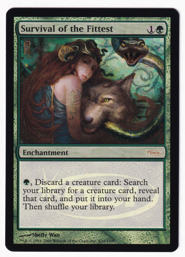 適者生存/Survival of the Fittest》[EXO] 緑R | 日本最大級 MTG通販