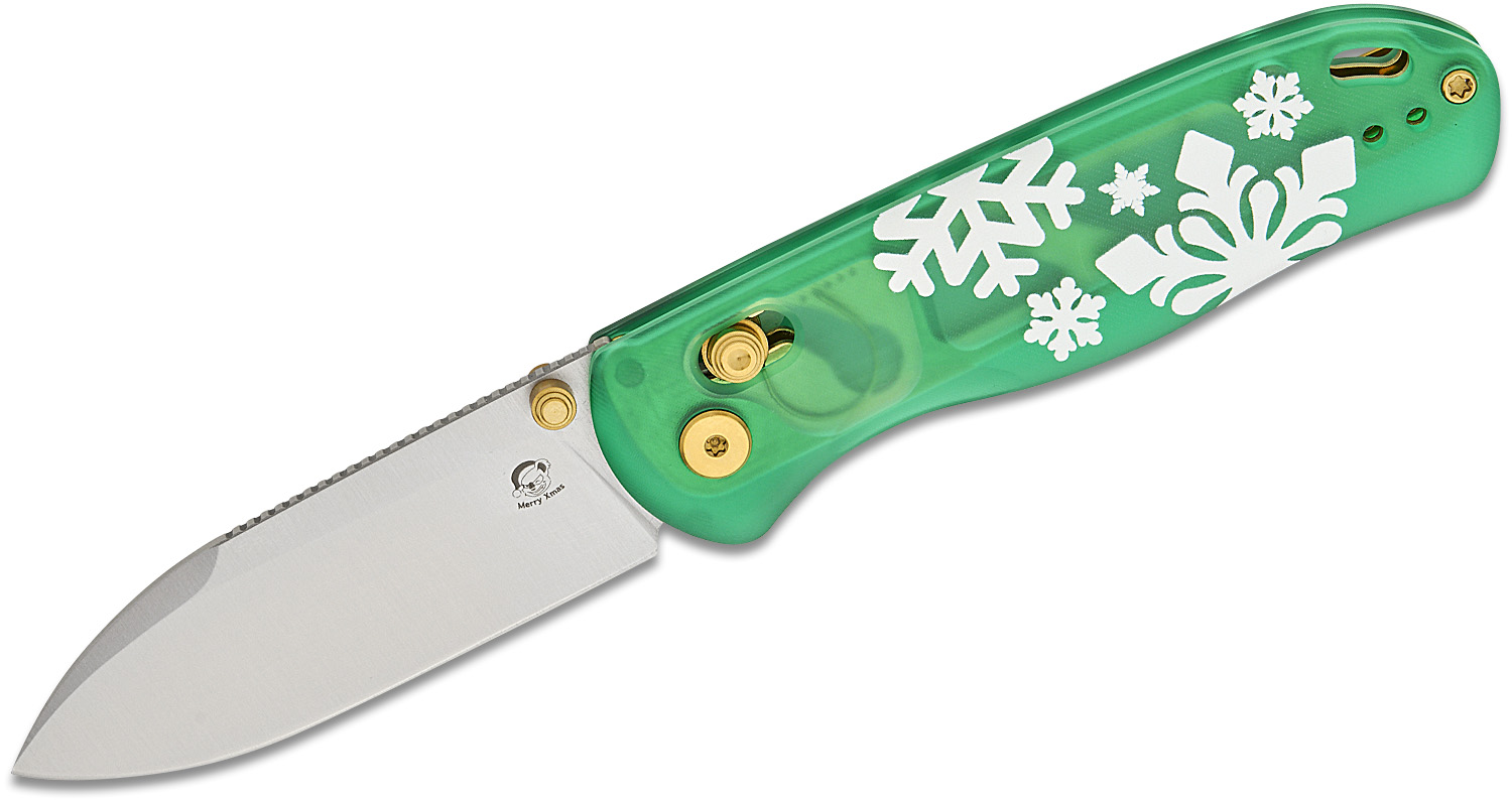 Kizer Cutlery Limited Christmas Edition Azo Drop Bear Clutch Lock