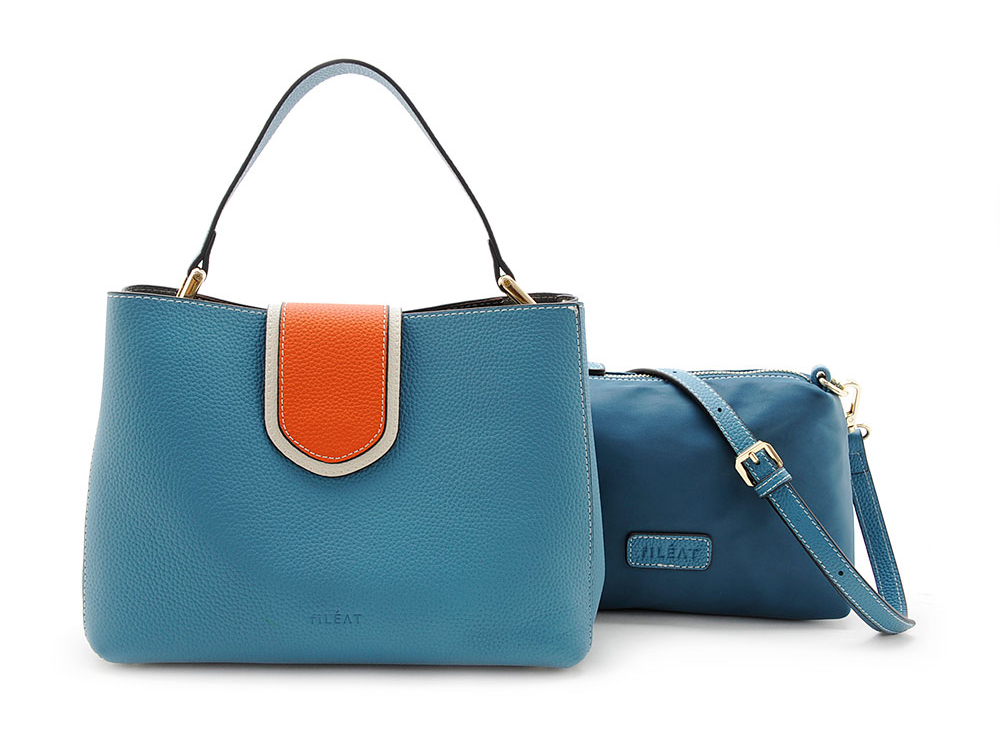 フラップベルト本革ハンドバッグ＆ショルダーバッグセット/FL102793