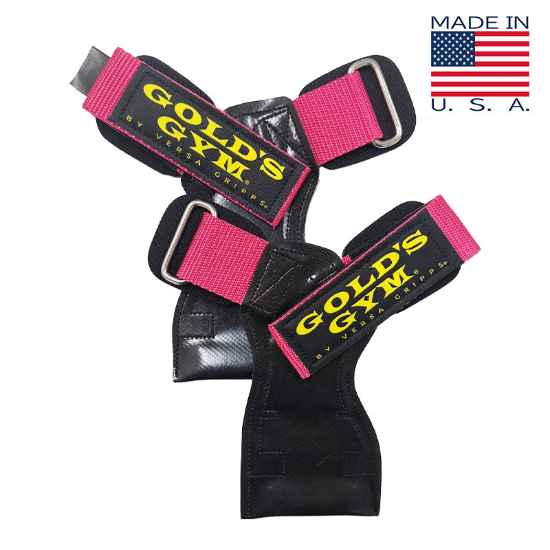 GOLD'S GYM (ゴールドジム) G3760 パワーグリップ PRO ピンク XSサイズ