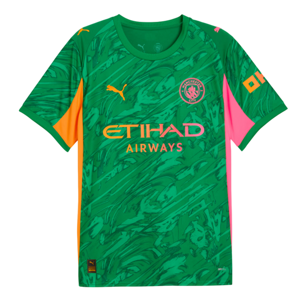 マンチェスター・シティ 25/26 公式GKユニフォーム グリーン 半袖