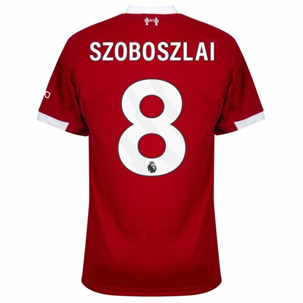 リバプール 25/26 ソボスライ・ドミニク 公式ユニフォーム ホーム 半袖