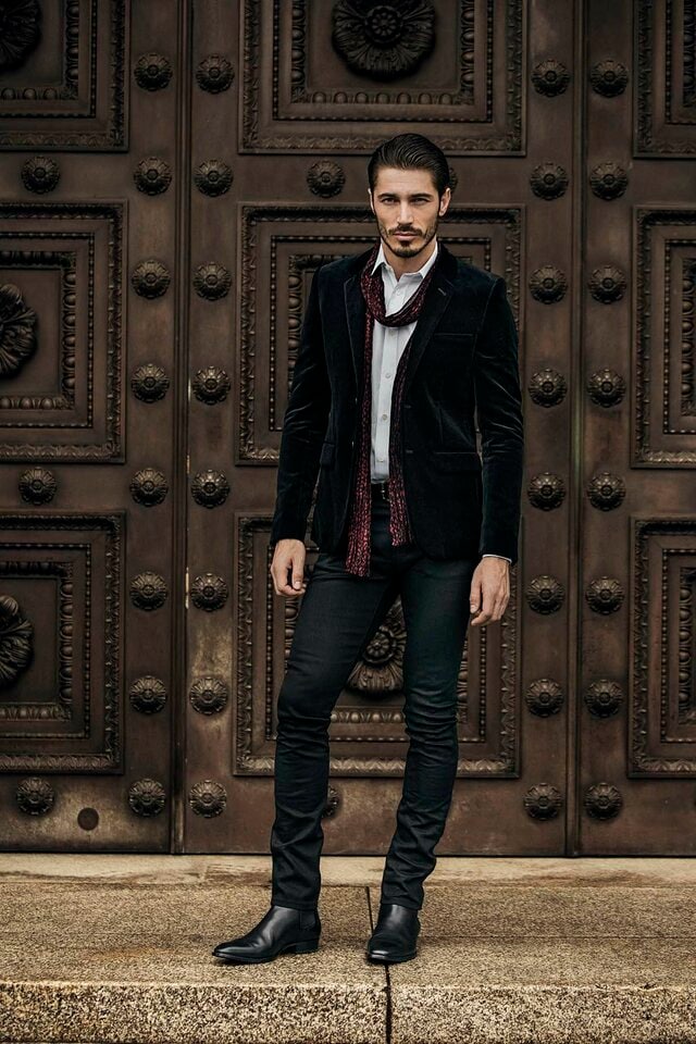 サンローラン ヴェルベッドジャケット ジャケット（ベルベット