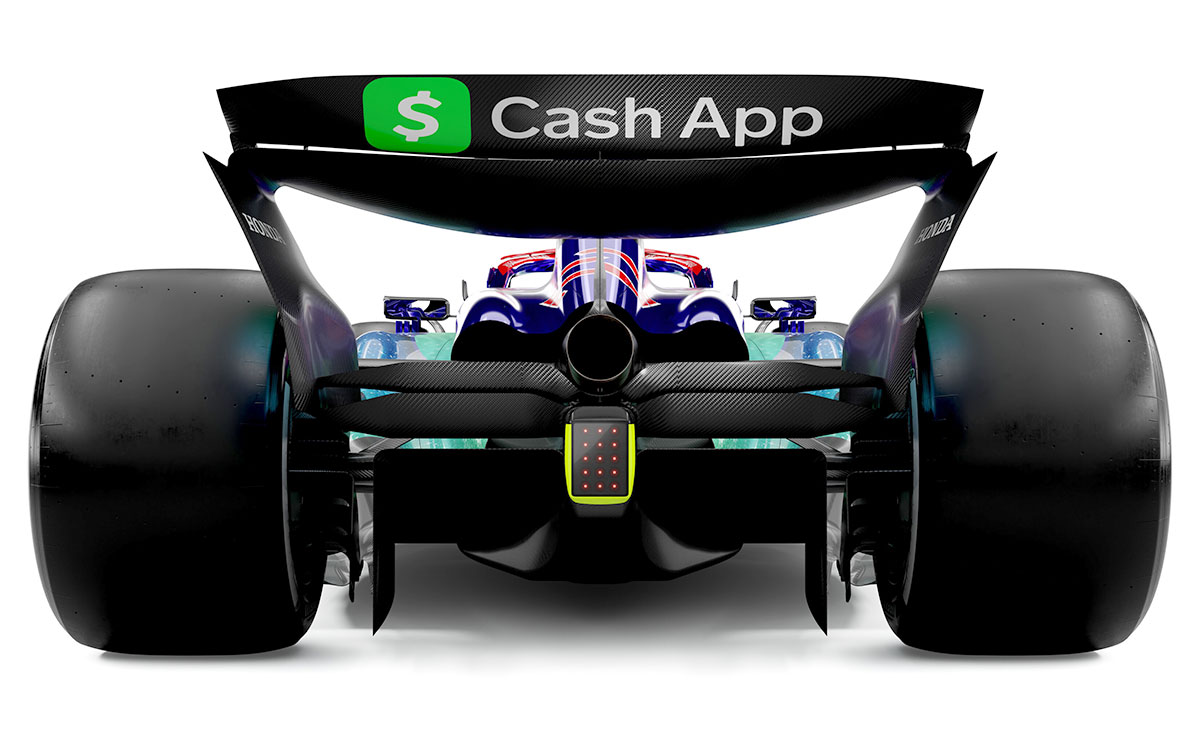 角田裕毅とローソンのVCARB、F1ラスベガスGPで輝く「グリッター」仕様