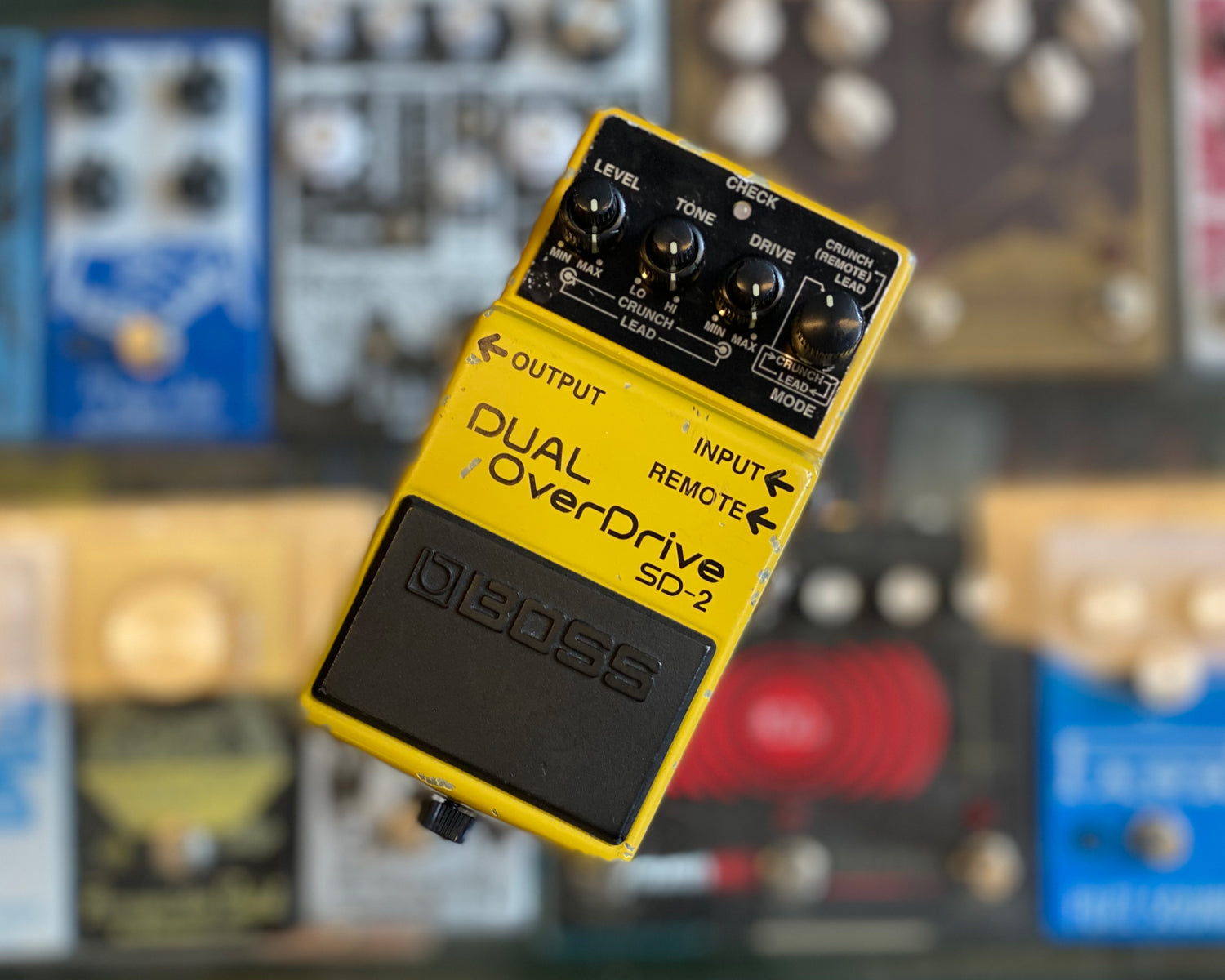 93 BOSS SD-2 Dual Overdrive - Silver Label 💛 – Found Sound