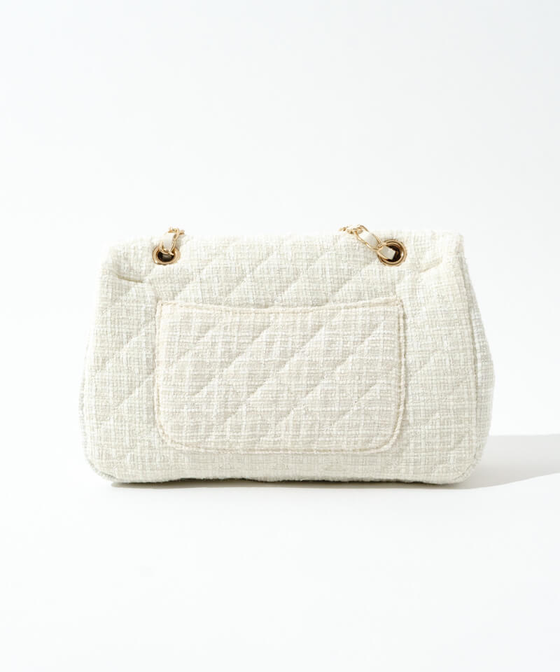 30%OFF】tweed chain bag～ﾂｲｰﾄﾞﾁｪｰﾝﾊﾞｯｸﾞ | flower／フラワー公式通販